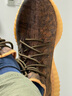 阿迪達(dá)斯yeezy350全透火山橙椰子夏日透氣男女休閑鞋GW2870  44.5 曬單實(shí)拍圖