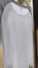 優(yōu)衣庫女裝插肩袖圓領(lǐng)短T恤短袖迷你T修身打底476602 03 灰色 2XL /170/100B 曬單實拍圖