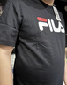 FILA 斐樂(lè )官方情侶短袖T恤2025夏季經(jīng)典LOGO圓領(lǐng)純棉寬松上衣 曬單實(shí)拍圖