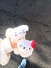 薇施妮（WEISHINI）可愛(ài)玉桂狗hellokitty毛絨發(fā)圈日系風(fēng)大腸發(fā)圈卡通三麗鷗發(fā)繩 主圖2個(gè)裝 A22-202 曬單實(shí)拍圖
