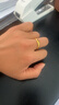 周生生光面素圈黃金戒指 生生有禮足金泥鰍背男女結婚對戒 79430R計價(jià) 19圈 - 8.79克(含工費240元) 曬單實(shí)拍圖