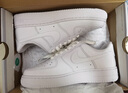 耐克（NIKE）AF1 女鞋空軍一號(hào)經(jīng)典小白鞋復(fù)古運(yùn)動(dòng)鞋低幫透氣耐磨休閑板鞋 DD8959-100 36.5 曬單實(shí)拍圖