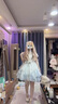 唐努烏現(xiàn)貨【天鵝絨】lolita套裝春款小清新禮服哥特風公主裙洛麗塔 【天鵝絨】裙子+拖尾+飛機盒 M 【90-115斤】 曬單實拍圖