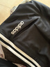 adidas李現同款休閑舒適運動(dòng)褲男裝秋季阿迪達斯官方輕運動(dòng)EI9761   黑色/白（推薦選小一碼）   L 曬單實(shí)拍圖