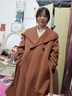 衣香麗影羊絨雙面呢子大衣女新款高級感韓系羊毛呢外套 紅棕 XL 曬單實拍圖