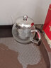 明尊（LIGHTKING）泡茶壺 耐熱玻璃茶具 不銹鋼內膽過(guò)濾花茶壺茶藝壺沖茶泡茶器 L-06（600ml） 曬單實(shí)拍圖