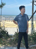 雅鹿【冰絲高彈】短袖t恤男涼感夏季POLO體恤衫爸爸裝父親節(jié)禮物實(shí)用 曬單實(shí)拍圖