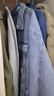 真維斯（JEANSWEST）牛仔夾克男士2025秋季潮牌刺繡工裝上衣牛仔外套男藍色XL 曬單實拍圖