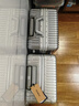 新秀麗（Samsonite）行李箱20英寸拉桿箱鋁鎂合金旅行箱高端密碼登機箱銀色DB3 曬單實(shí)拍圖