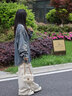 VANESSA HOGAN VH包包女包太陽(yáng)神系列復古郵差小包單肩斜挎包生日禮物送女友奶油白(油蠟皮質(zhì)款 贈禮袋)小包 曬單實(shí)拍圖