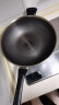 爱仕达（ASD）炒锅不锈钢防粘抗菌炒菜锅32cm双屏晶钢甲平底电磁炉通用 实拍图