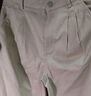 森馬（Semir）休閑褲女純棉打褶闊腿褲腰帶秋復古磨毛長(cháng)褲顯腿長(cháng)101524127005A 曬單實(shí)拍圖