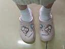 卡帝樂(lè )鱷魚(yú)洞洞鞋女夏季涼鞋女外穿休閑拖鞋沙灘鞋子女 1581 藕粉 38-39 曬單實(shí)拍圖