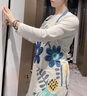 丹樂(lè)圍裙韓版可愛(ài)棉質(zhì)帆布透氣圍裙廚房防污防油濺做飯圍裙圍腰 花之舞動(dòng)【舒適透氣】 曬單實(shí)拍圖