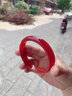 翡可翡可 紅瑪瑙手鐲巴西玉鐲瑪瑙平安鐲轉(zhuǎn)運(yùn)送媽媽送女友節(jié)日情人節(jié)禮物 紅瑪瑙56-57【適合100-110斤】 曬單實(shí)拍圖