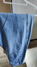 :CHOCOOLATEit闊腿牛仔褲女秋季新款梨形寬松遮胯淺色顯瘦直筒褲 淺藍 L 曬單實(shí)拍圖