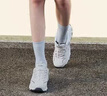 斯凱奇（Skechers）女鞋小白熊女士休閑鞋子厚底增高百搭運動(dòng)軟底老爹鞋女99999863 白色/海軍藍色/WNV1 37 曬單實(shí)拍圖