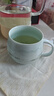 景德鎮陶瓷茶杯中式喝水沖泡過(guò)濾茶漏杯玲瓏影青茶具辦公家用帶蓋馬克杯 悠然田園-蘋(píng)果茶漏杯 曬單實(shí)拍圖