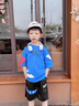 G.DUCKKIDS童裝男童夏裝套裝兒童衣服中大童短袖套裝男孩帥氣運(yùn)動(dòng)裝薄款透氣 藍(lán)色 130 尺碼7~8歲【120-130cm】 曬單實(shí)拍圖