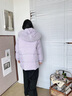 波司登（BOSIDENG）冬季羽絨服女中長(cháng)款脫卸帽大毛領(lǐng)90絨保暖外套B250245268 風(fēng)鈴淡紫6453 XS 155/80A 體重約110以?xún)?曬單實(shí)拍圖