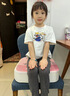 朵精靈寶寶兒童增高墊座椅餐椅加厚加高坐墊小學(xué)生吃飯夏季椅子凳子椅墊 【冰絲款】草莓小兔（5cm厚度） 39*39cm 曬單實拍圖