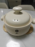 小熊（Bear）砂鍋 白墩墩煲湯鍋耐高溫不開(kāi)裂 3.2L通用沙鍋 寬口燉鍋陶瓷鍋 曬單實(shí)拍圖
