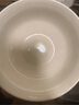 傳世瓷 純白色骨瓷碗家用陶瓷碗湯碗深碗白瓷碗大碗釉下彩無(wú)鉛單個(gè) 8.5英寸奧碗(純白) 曬單實(shí)拍圖