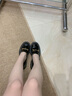 康莉粗跟樂(lè )福鞋女春季新款空氣棉英倫小皮鞋圓頭軟底約會(huì )單鞋女 黑色 37 曬單實(shí)拍圖