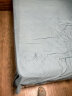 京东京造 60支轻奢高支高密贡缎纯色床单 新疆长绒棉 床罩 270x245cm 灰蓝 实拍图