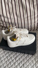 耐克NIKE板鞋女空軍一號 AIR FORCE 1運動(dòng)鞋FV3654-111帆白37.5 曬單實(shí)拍圖