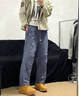駱駝（CAMEL）【王俊凱同款】馬丁靴男秋冬2025新款大黃靴女戶(hù)外工裝登山靴 GE122W7757T 金黃色（男款） 43 曬單實(shí)拍圖