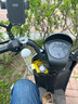 啟巡摩托車(chē)車(chē)把鐘表自行車(chē)通用復古裝飾車(chē)把改裝車(chē)載時(shí)鐘指針表時(shí)間表 黑色-白面 曬單實(shí)拍圖