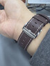 宏力特適用華為watch4pro表帶真皮原裝同款設計gt6pro gt5 watch5 3pro gt4 buds手表通用表鏈46mm表盤(pán) 【木星棕】Watch4pro手撥扣46/48mm表 曬單實(shí)拍圖