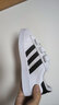 adidas男小童SUPERSTAR CF魔術貼板鞋小白鞋兒童阿迪達斯三葉草 白/一號黑/金 30.5 (180mm) 曬單實拍圖