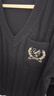 森馬（Semir）毛衣女冬刺繡V領(lǐng)絞花毛衫無袖襯衫氣質(zhì)學(xué)院風(fēng)兩件套101724107029 曬單實(shí)拍圖