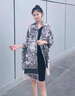 CHANEELR & KARITH披肩女2025新款夏季辦公室毛毯空調(diào)房保暖披風(fēng)多功能時尚圍巾外搭 黑米色 196cm*62cm（含流蘇） 曬單實拍圖