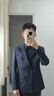 牧獅朗西服套裝男士雙排扣四季休閑復古西裝套裝修身高端結婚新郎禮服 曬單實(shí)拍圖