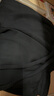 名創(chuàng  )優(yōu)品（MINISO）直筒褲子男春秋新款純色潮流垂感運動(dòng)休閑褲衛褲男士寬松百搭長(cháng)褲 黑色(純色) M 170(體重100-120斤) 曬單實(shí)拍圖
