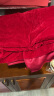 一居尚品金丝绒会议桌布结婚订婚庆喜庆盖布活动展会商务台布酒红1.6*2米 实拍图