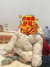 H&M童裝男嬰女嬰棉服冬季立領(lǐng)連帽夾棉疏水棉襖1232175 奶油色/花卉 90 90/52 曬單實拍圖