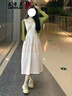 樂(lè )芬蘭（LeFenLan）連衣裙2025夏季新款女裝森系溫柔風(fēng)披肩套裝收腰顯瘦吊帶裙子衣服 開(kāi)衫+吊帶裙 L 曬單實(shí)拍圖