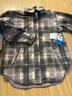 Columbia哥倫比亞戶(hù)外女子抓絨衣襯衫保暖舒適時(shí)尚格紋外套AL3917 011 鯊魚(yú)黑格紋 M (160/84A) 曬單實(shí)拍圖