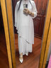 禪舞服女茶道服茶服春款禪意佛系禪服白色雪紡仙氣中國風(fēng)漢服采耳師工作服唐裝 白色套裝 XL 曬單實(shí)拍圖