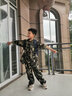 迪士尼（Disney）兒童迷彩服套裝男童軍訓(xùn)戶外拓展夏季學(xué)生夏令營演出服春秋 軍綠色 色五件套(男女同款) 130 cm 曬單實拍圖