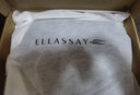 ELLASSAY歌力思夏季新款三醋酸氣質(zhì)收腰連衣裙女EWB342Y01400 黑色 M 曬單實拍圖