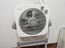 美的（Midea）電風(fēng)扇 鴻運扇家用升降式轉頁(yè)扇宿舍風(fēng)扇定時(shí)五葉電扇KYT30-23SJ 曬單實(shí)拍圖