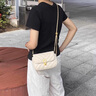 VQGT小香風(fēng)包包時(shí)尚女士單肩斜挎包女生菱格鏈條包生日禮物休閑女包 奶油白(收藏加購，送 真皮保養油 曬單實(shí)拍圖