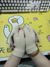 察今戶(hù)外騎車(chē)手套女冬學(xué)生寫(xiě)字半指翻蓋可愛(ài)韓版保暖針織毛線(xiàn)露指觸屏 粉色 曬單實(shí)拍圖