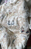 OAK FAMILY 新生兒夾棉連體衣寶寶冬裝棉衣爬服百天連體嬰兒衣服 【斜襟連帽】奶油兔 80cm （推薦9~18個(gè)月） 曬單實(shí)拍圖