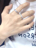 京禮京達星星夜光925銀情侶戒指男女對戒生日禮物女士精致高級感實(shí)用 星辰戒指-情侶一對款 曬單實(shí)拍圖